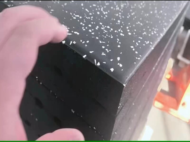 protective wrapping for rubber mats